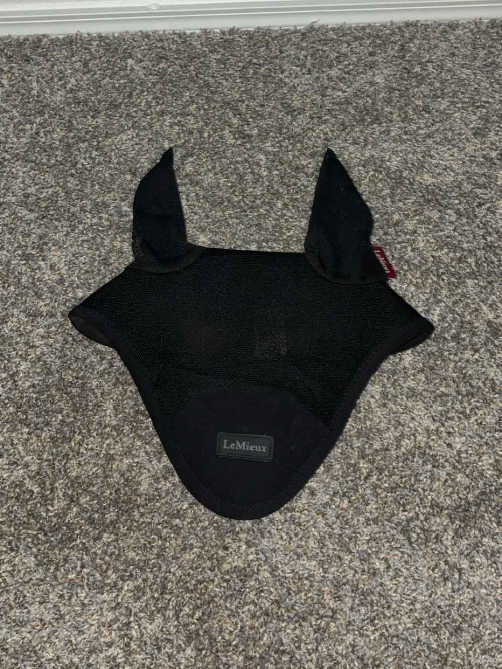LeMieux “Air-Tek Mesh Fly Hood Black” Medium